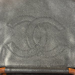 Chanel CC Caviar Wooden Ring Tote 2002