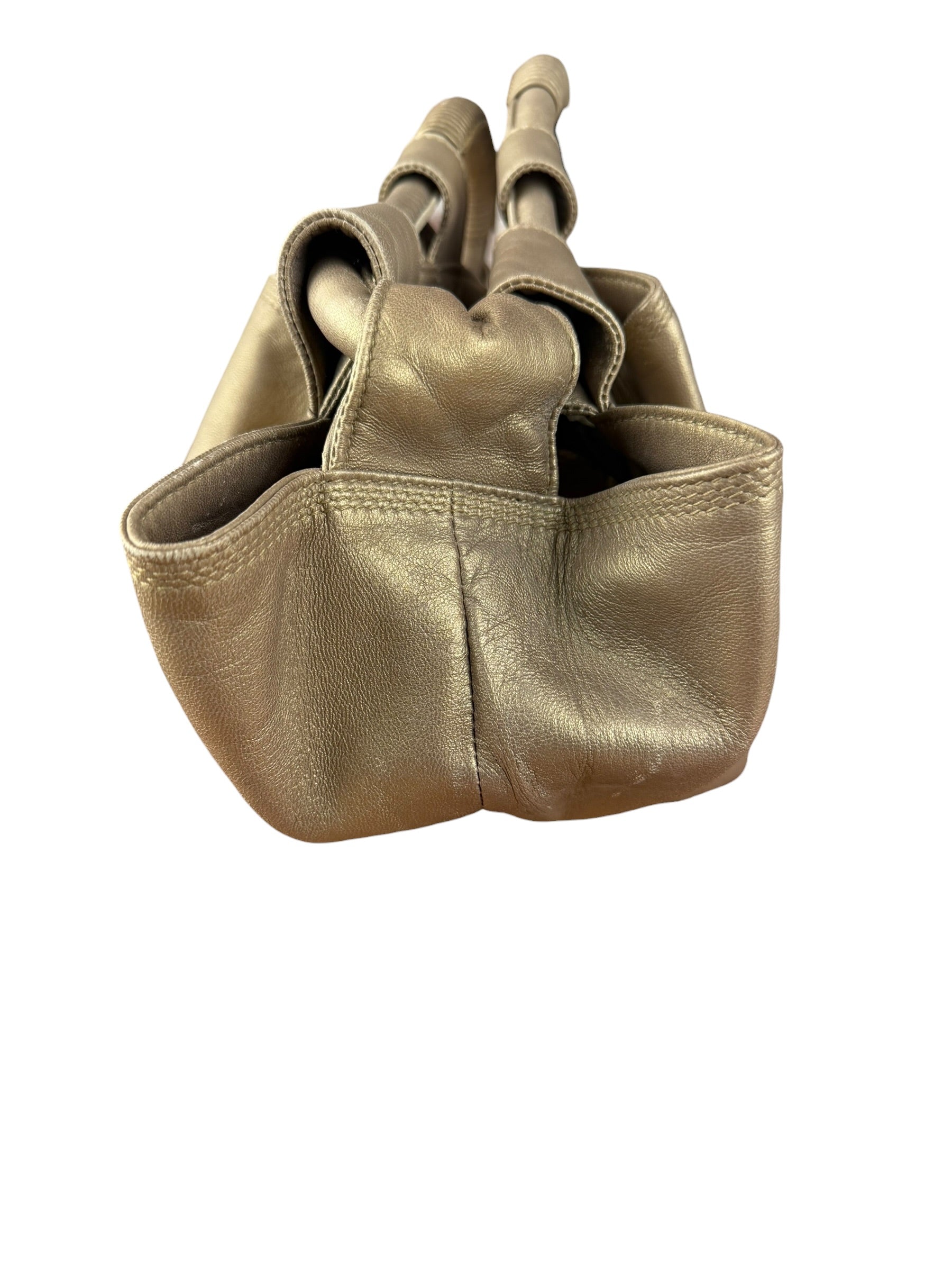 Loewe Vintage Gold Nappa Aire Hobo/Tote Bag