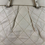 Chanel Beige Quilted Leather Tote 2009