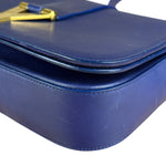 Saint Laurent Chyc Royal Blue Leather Crossbody