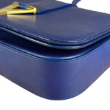 Saint Laurent Chyc Royal Blue Leather Crossbody