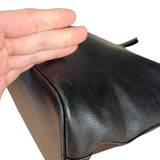 Burberry Black Leather Shoulder Tote