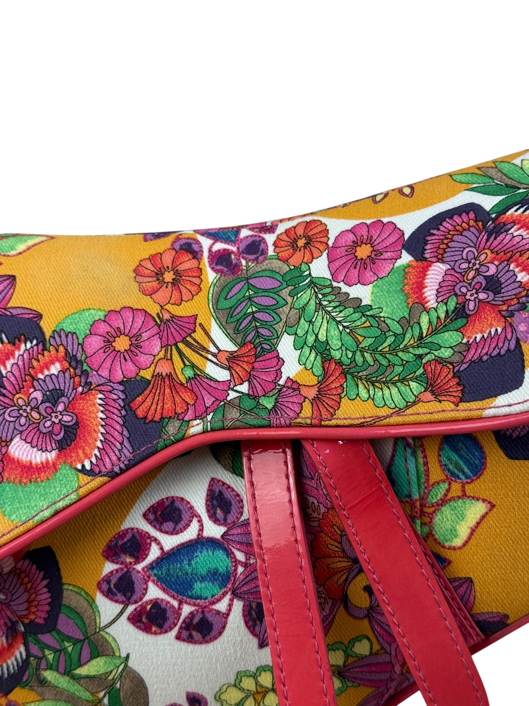 Christian Dior Floral Saddle Bag "Hawaiian Glamour"