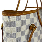 Louis Vuitton Damier Azur Neverfull MM w/ Pouch