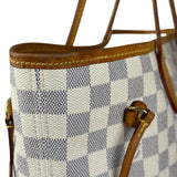 Louis Vuitton Damier Azur Neverfull MM w/ Pouch