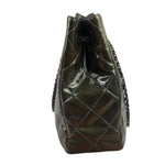 Chanel Green Quilted Patent Leather Reissue XL Tote 2011