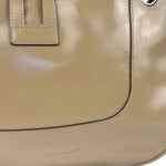 Gucci Vintage Beige Patent Leather Lady Lock Jackie Shoulder Bag