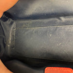 Christian Dior 2005 Doctor Bag Navy/Red Leather Trim