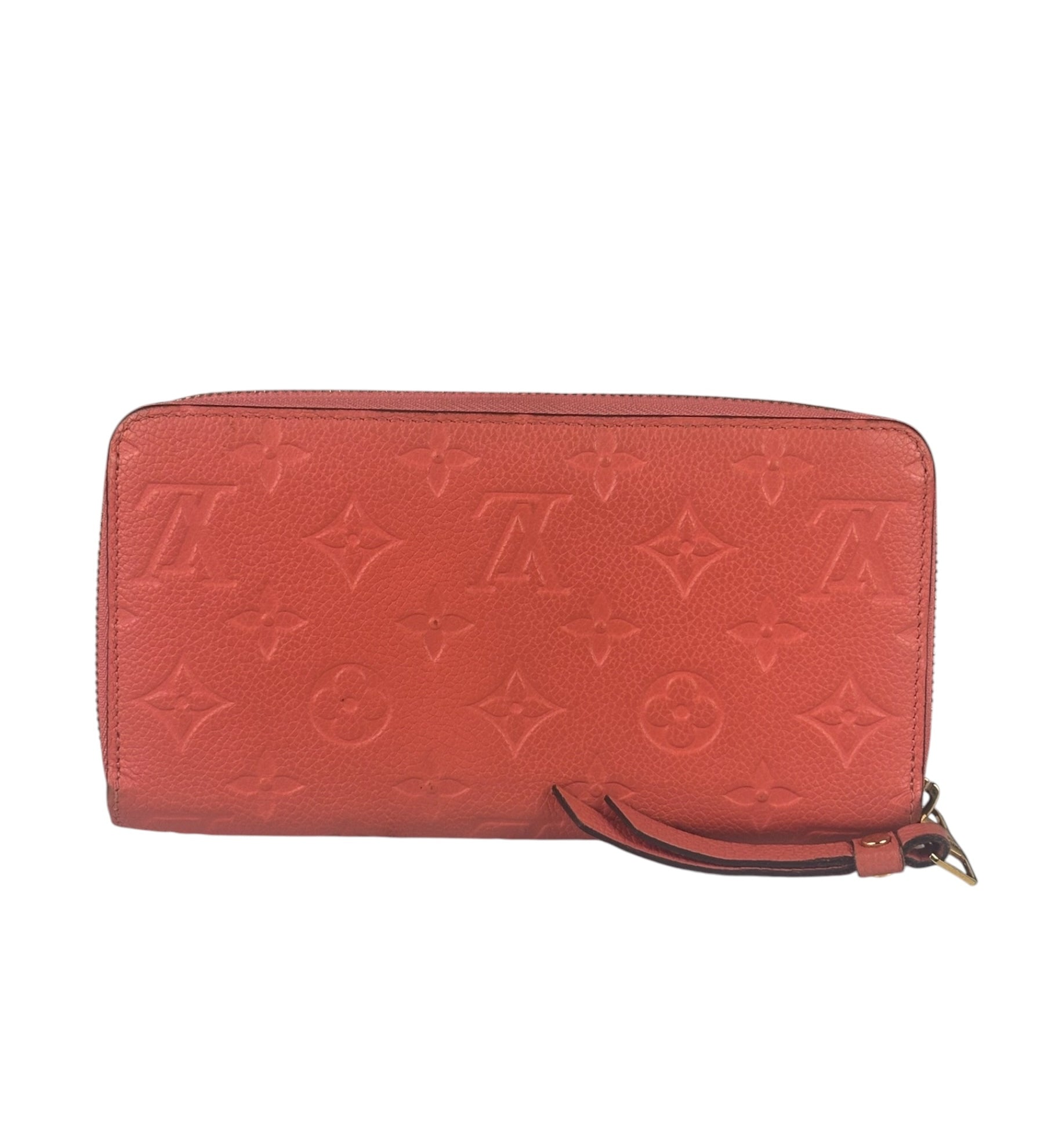 Louis Vuitton Pink Empreinte Leather Long Wallet