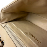 Chanel Vintage Beige Clair Quilted Leather Classic Flap Bag 2004