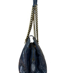 Chanel Blue Aged Quilted 2.55 Leather Chain Tote 2011