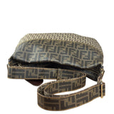 Fendi Vintage Two-Tone Leather Zucchino Messenger/Shoulder Bag