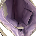 Coach Grey Patent Leather Signature Crossbody