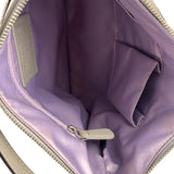 Coach Grey Patent Leather Signature Crossbody