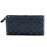 Coach Vintage Signature C Long Wallet Black