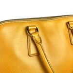 Prada Saffiano Promenade Handbag Mustard