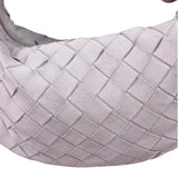 Bottega Veneta Chalk Suede Mini Jodie Handbag