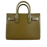 Saint Laurent Green Leather Nano Sac De Jour 2Way Tote