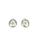 Chanel Spring Clear Resin Ball Clip-On Earrings 04S 2004