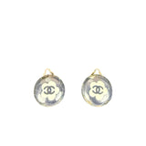 Chanel Spring Clear Resin Ball Clip-On Earrings 04S 2004