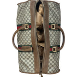 Gucci GG Vintage Coated Canvas Boston Bag