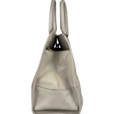 Prada Saffiano Lux Leather Grey 2Way Shopping Bag