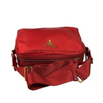 Prada Red Nylon Camera Crossbody Bag