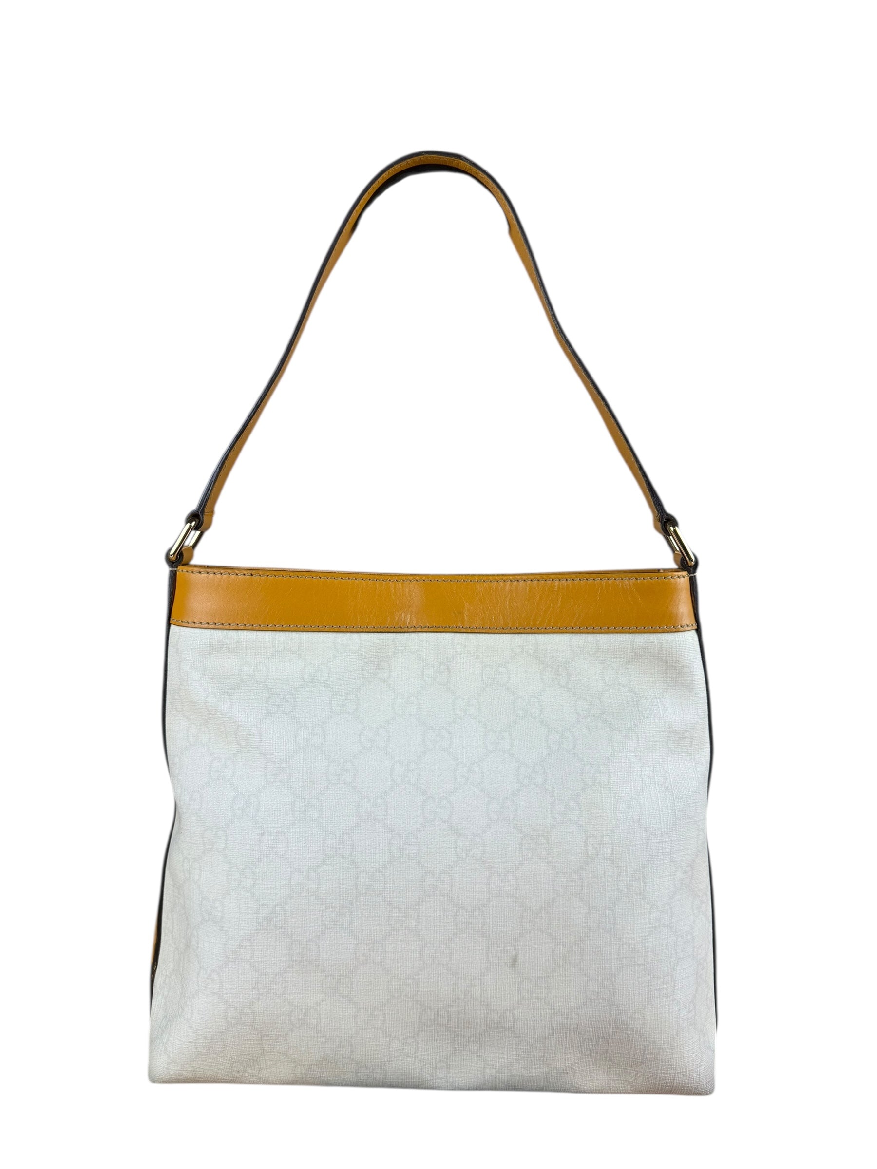 Gucci Vintage Tattoo Heart GG Shoulder Bag