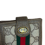 Gucci GG Vintage Sherry Line Compact Wallet