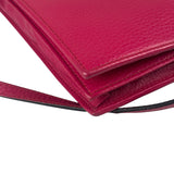 Gucci Pink Leather Swing Wallet/Pochette