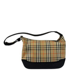 Burberry Haymarket Check Shadow Horse Canvas Shoulder Bag