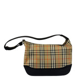Burberry Haymarket Check Shadow Horse Canvas Shoulder Bag
