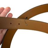 Gucci Torchon Buckle Belt Brown