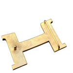 Hermes H Constance Polished Belt Buckle Gold