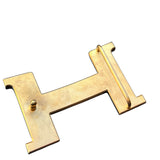 Hermes H Constance Polished Belt Buckle Gold
