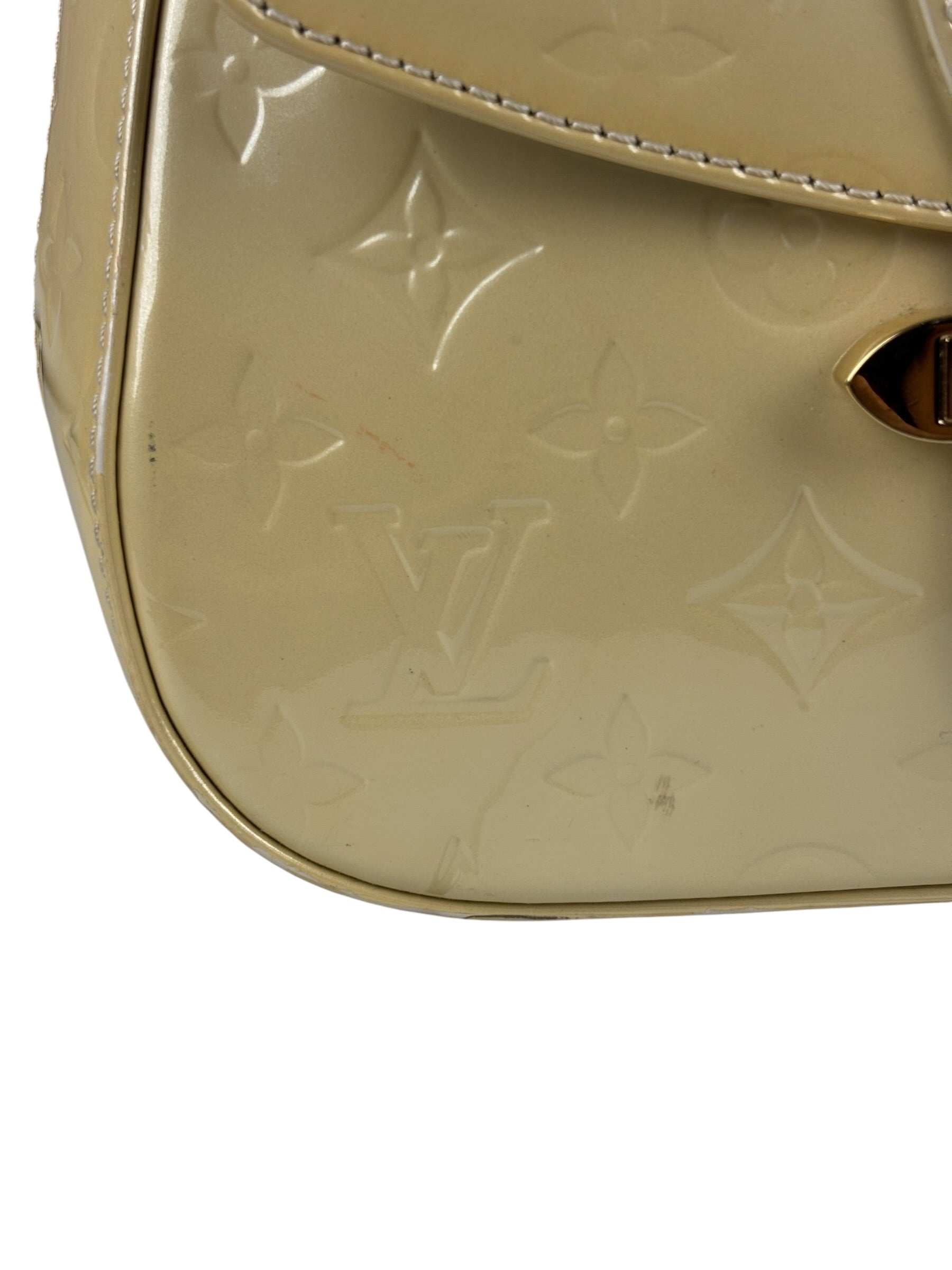 Louis Vuitton Yellow Monogram Vernis Bellflower GM Shoulder Bag
