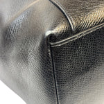 Coach Black Pebbled Leather Ava Zip Tote