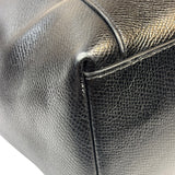 Coach Black Pebbled Leather Ava Zip Tote