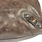 Balenciaga Brown Leather Medium Le City Two-Way Bag