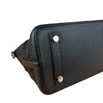 Louis Vuitton Limited Edition Black Monogram Transparence Lockit Hand Bag