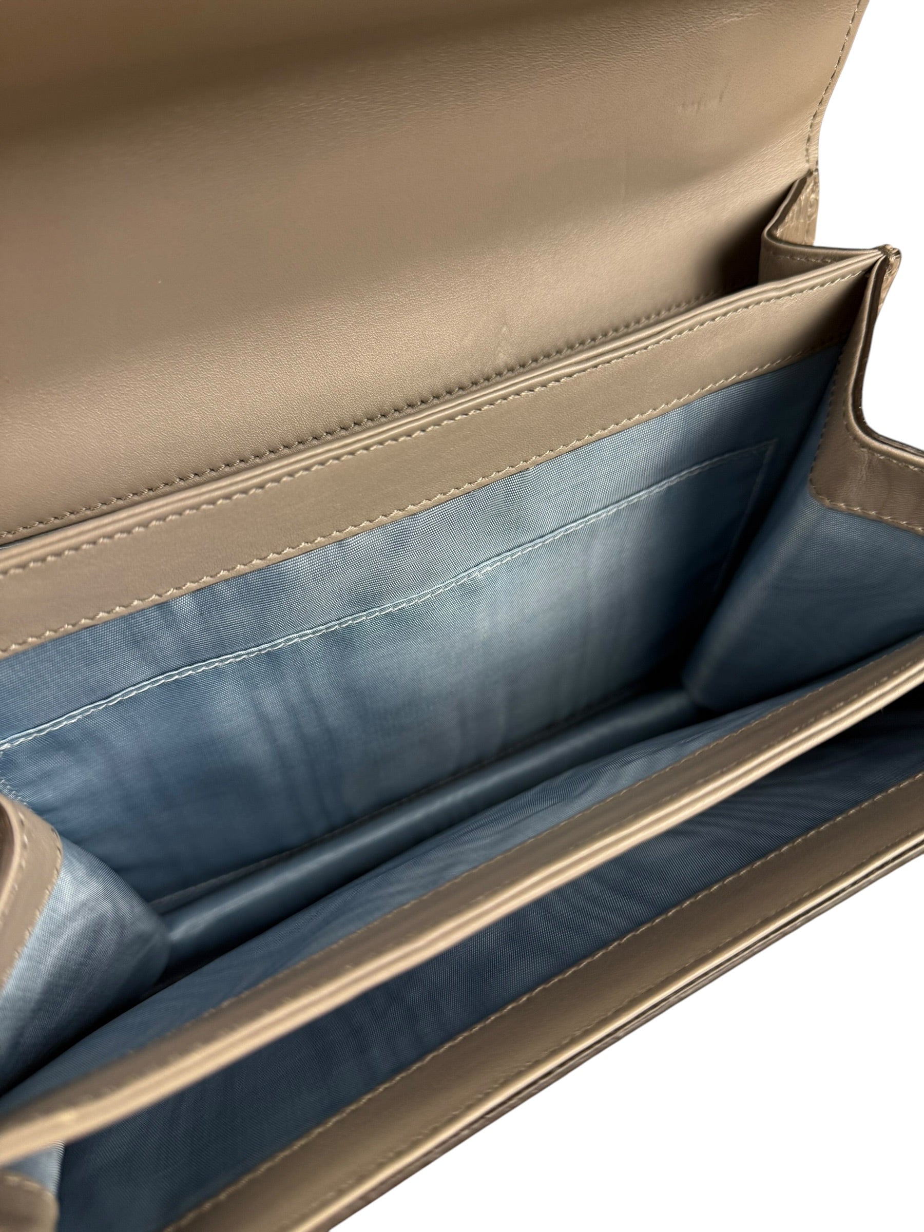 Gucci Zumi Grey Python Leather Small Shoulder Bag