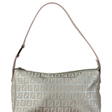 Fendi Vintage Zucchino FF Logo Shoulder Bag