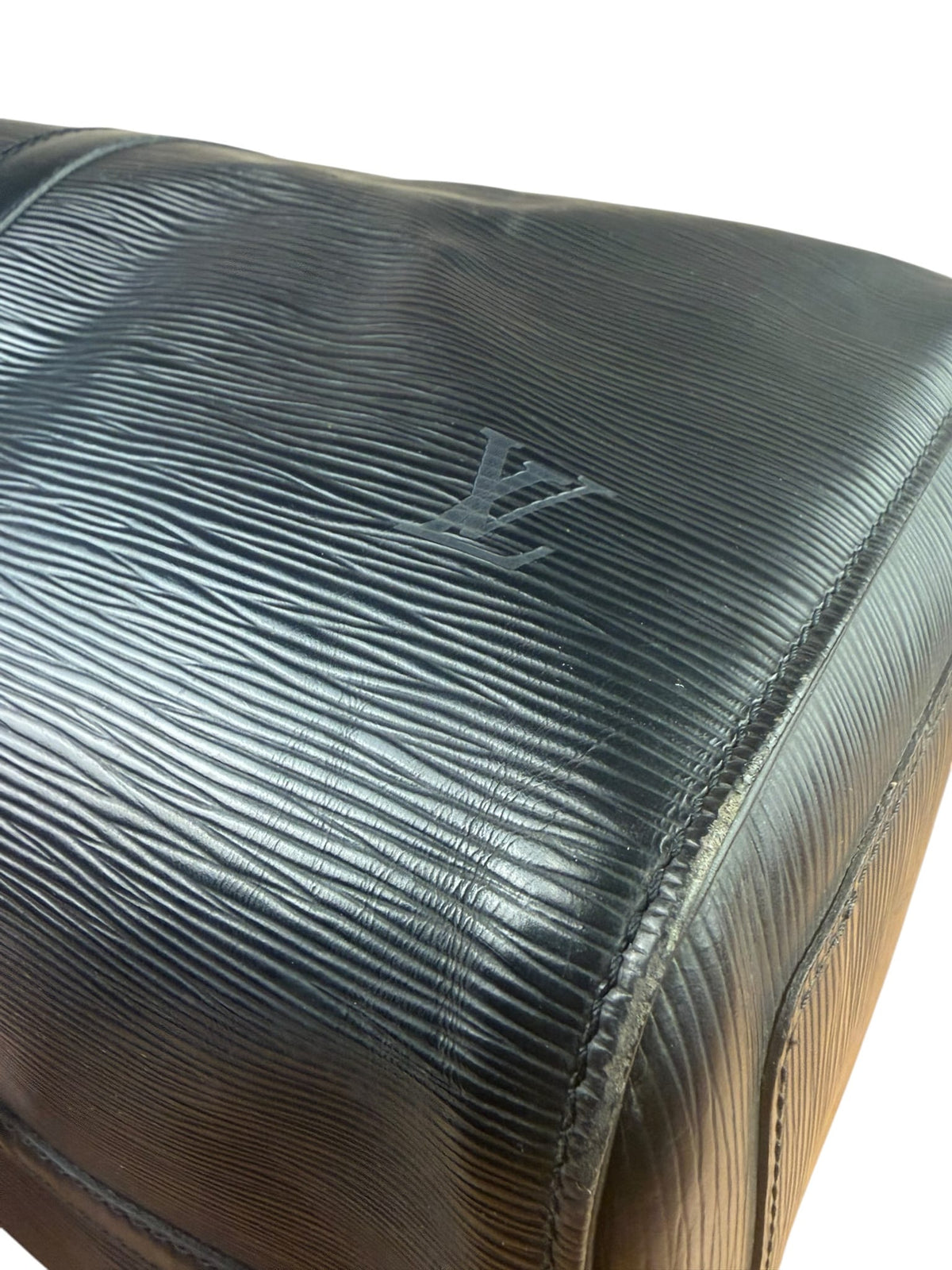 Louis Vuitton Black Epi Leather Keepall 50