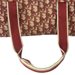 Christian Dior Vintage Red Trotter Boston Bag
