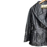 Karl Lagerfeld Shiny Black Jacket