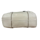Celine Vintage Ivory Leather Boogie Handbag