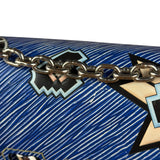 Louis Vuitton Blue Aztec Epi Leather Twist MM Bag