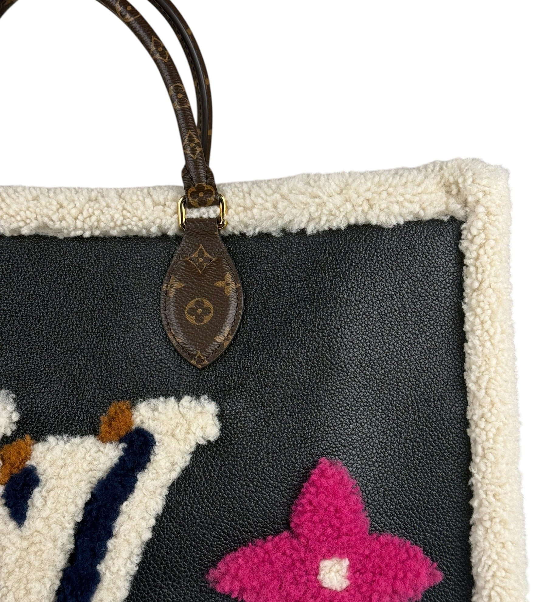 Louis Vuitton OnTheGo Black Leather 2020 Teddy Collection