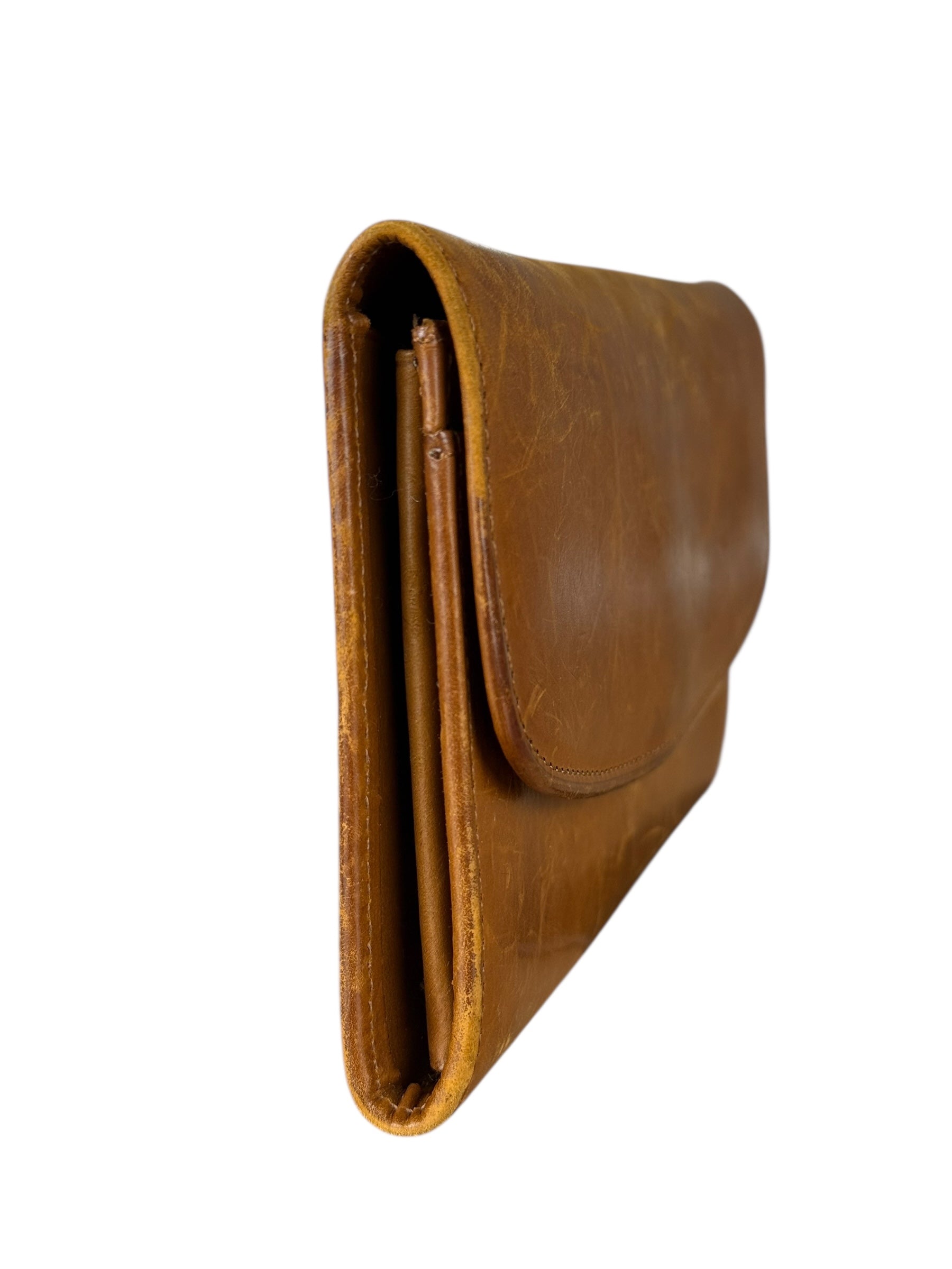 Coach Vintage Brown Leather Long Wallet