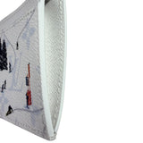 Louis Vuitton White Leather Ski Double Card Holder